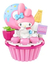 Hello Kitty My Melody Strawberry Cupcake Bloques Para Armar - comprar online