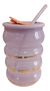 Vaso Vidrio Con Tapa Sorbete Kawai Colores Toyz