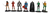 Figuras De Acción Liga De La Justicia Kit X7 Toyz