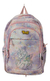 Mochila Espalda Escolar Jardín Lila Rosa Unicornio Grande