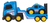 Teamsterz Chunky Trucks Camion Transportador + Auto Policia