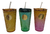 Vaso Térmico Glass Cup Vidrio Tapa Sorbete Relieve 500 Ml en internet