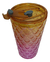 Vaso Térmico Glass Cup Vidrio Tapa Sorbete Relieve 500 Ml - tienda online