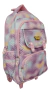 Mochila Carro Escolar Jardín Lila Celeste Glitter Toyz en internet