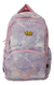 Mochila Carro Escolar Jardín Rosa Lila Cola Sirena Toyz - Toyz company