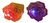 10 Anillos Led Rgb Luminosos Souvenir Cotillon Fiesta Regalo