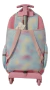Imagen de Mochila Carro Escolar Jardín Lila Celeste Glitter Toyz
