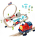 Trenes Pista Track City Play Set Tren Armable 60 Pcs Toyz