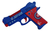 Pistola Revolver Juguete Luz Sonido Just War