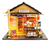 Book Nook Puzzle 3d Tienda Japonesa Led Caja Musical Toyz