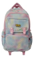 Mochila Carro Escolar Jardín Lila Celeste Glitter Toyz - Toyz company