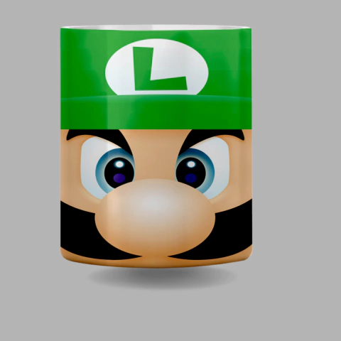 Caneca Personalizada - Super Mario - Luigi