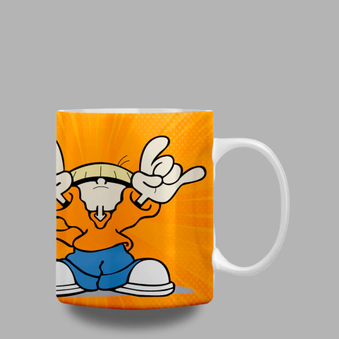 Caneca Personalizada - A Turma do Bairro - Maurício Melo