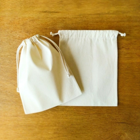 Saquinho algodão cru personalizado - comprar online