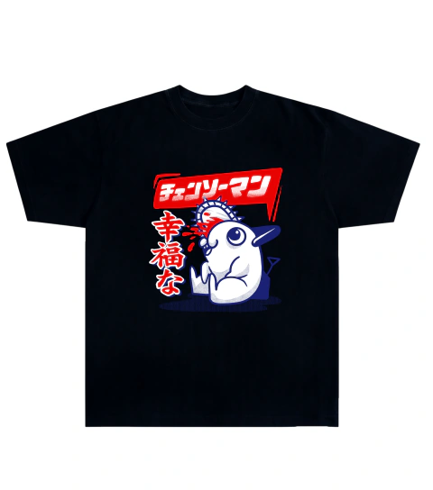 Camiseta Algodão - Pochita