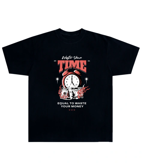 Camiseta Algodão - Wast Your Time
