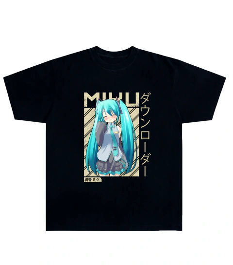 Camiseta Algodão - Miku
