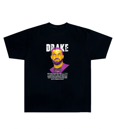 Camiseta Algodão - Drake