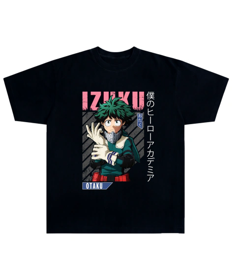 Camiseta Algodão - Izuku Midoriya