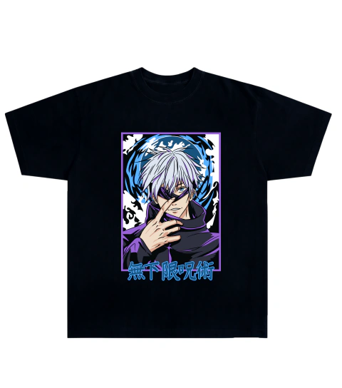 Camiseta Algodão - Satoru Gojo