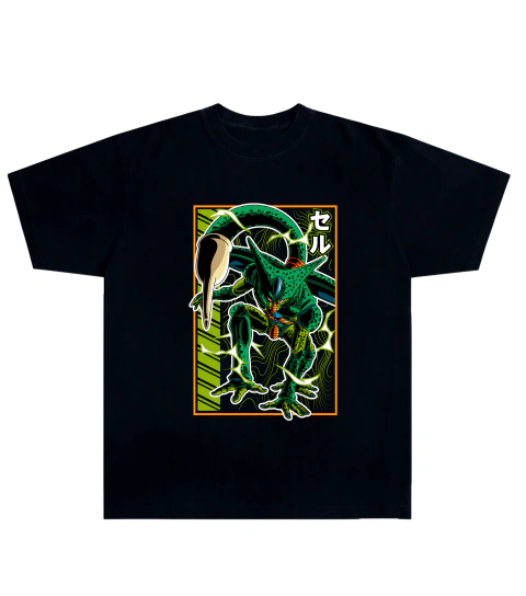 Camiseta Algodão - Dragon Ball Cell