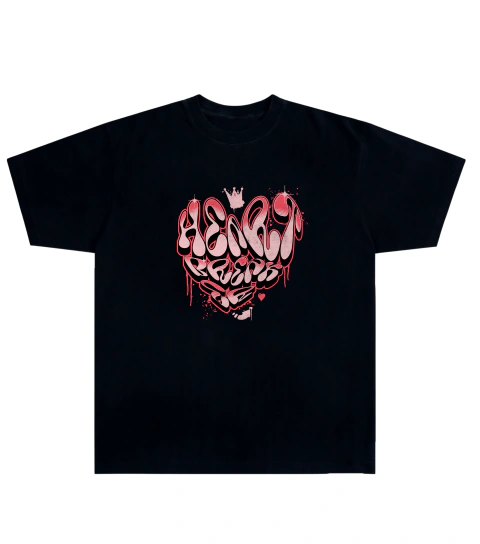 Camiseta Algodão - Heart
