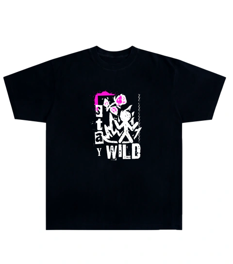 Camiseta Algodão - Stay Wild