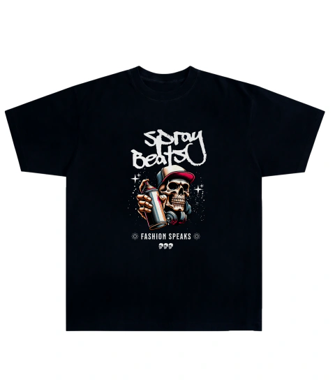 Camiseta Algodão - Spray Beats