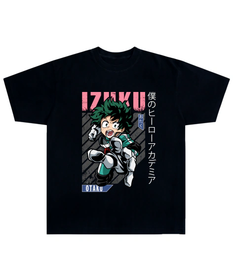 Camiseta Algodão - Izuku Midoriya