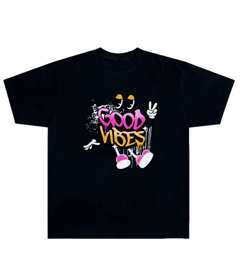 Camiseta Algodão - Good Vibes