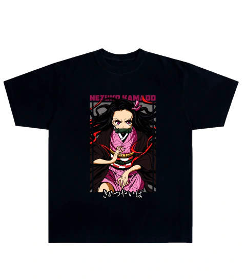 Camiseta Algodão - Nezuko