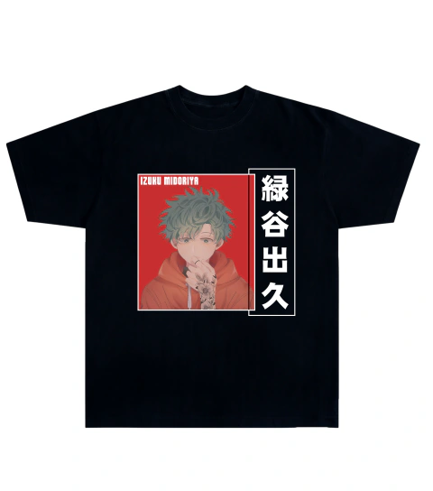 Camiseta Algodão - Izuku Midoriya