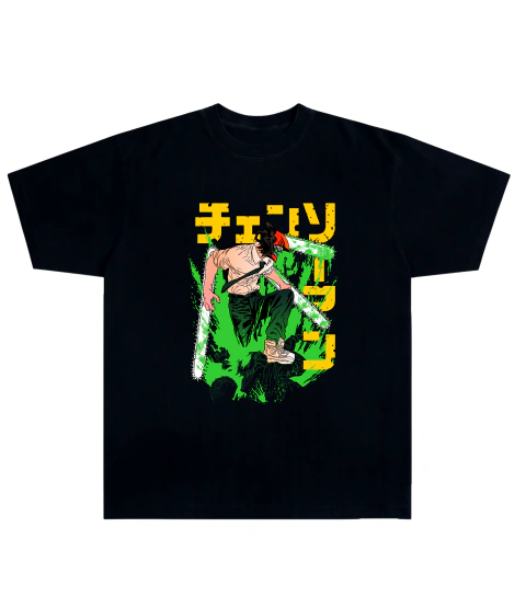 Camiseta Algodão - Chainsaw Men