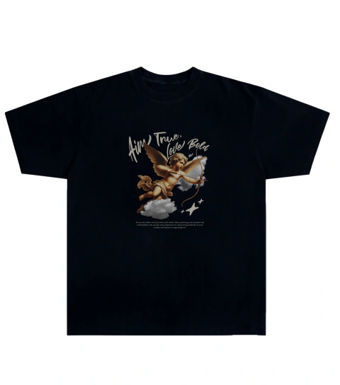 Camiseta Algodão - Cupid Love Bold