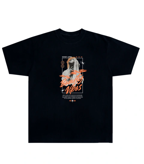 Camiseta Algodão - Beauty Vibes