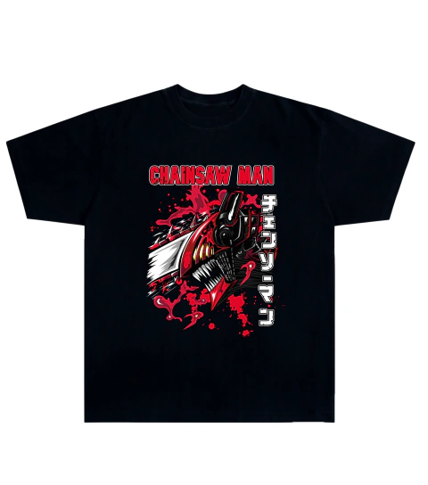 Camiseta Algodão - Chainsaw Men