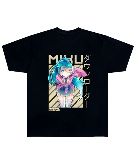 Camiseta Algodão - Miku