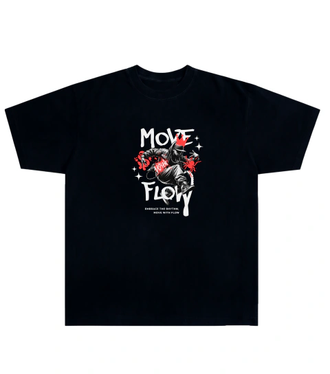 Camiseta Algodão - Move With Flow