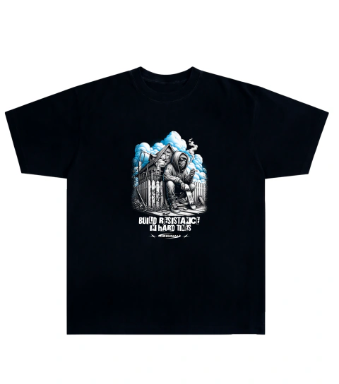 Camiseta Algodão - Build Resistance In Hard Times