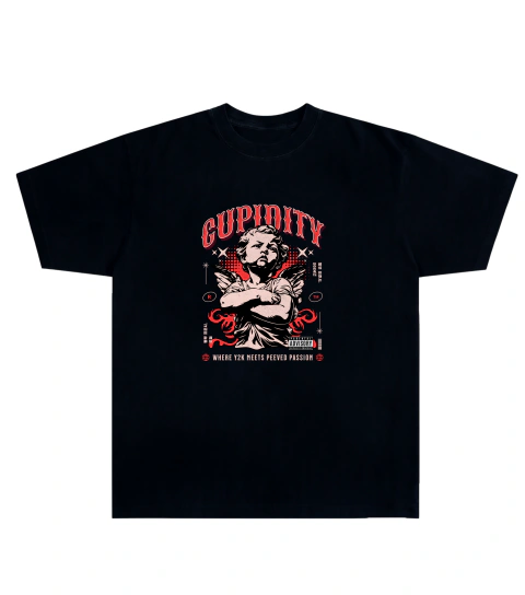 Camiseta Algodão - Angel, Cupidity