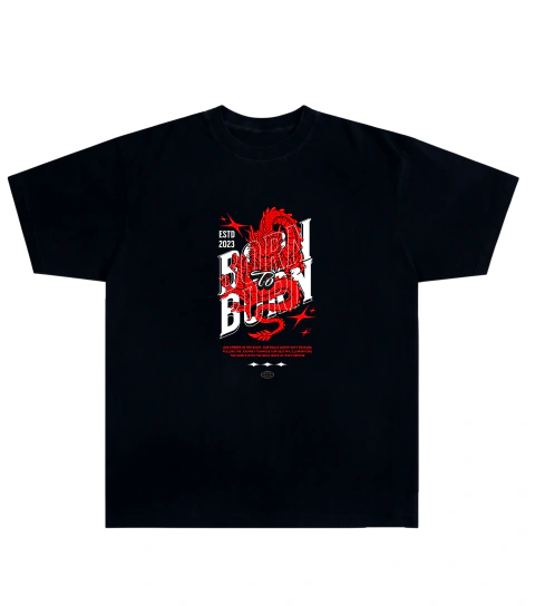 Camiseta Algodão - Born To Burny