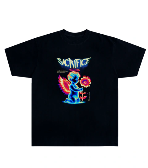 Camiseta Algodão - Angel, Sacrifice