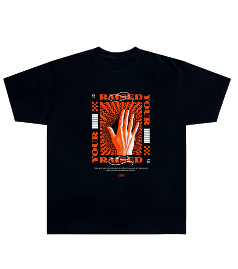 Camiseta Algodão - Raised Your