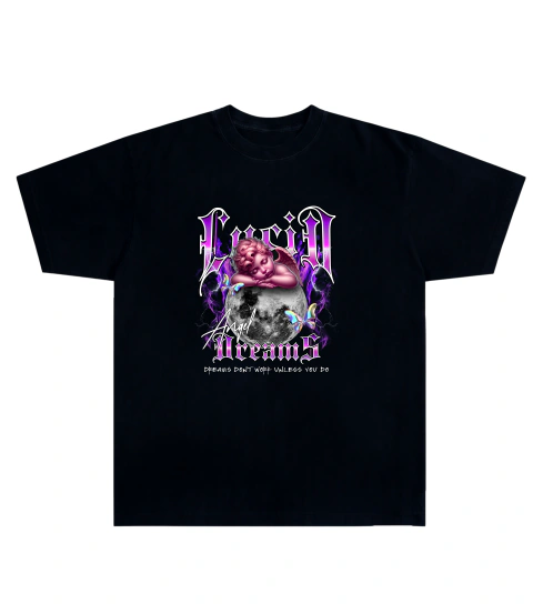 Camiseta Algodão - Angel, Dreams