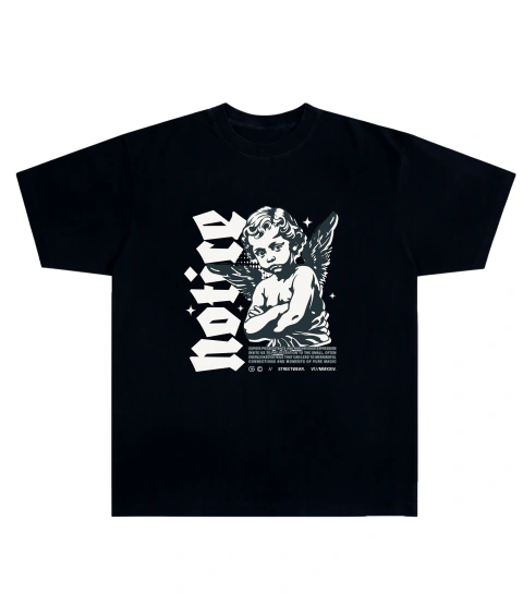 Camiseta Algodão - Angel, Notice