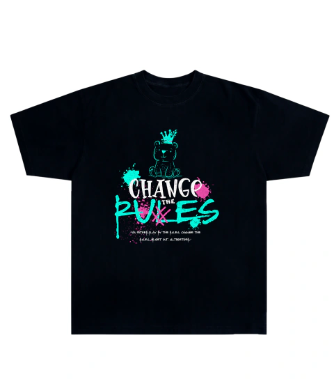 Camiseta Algodão - Change The Rules