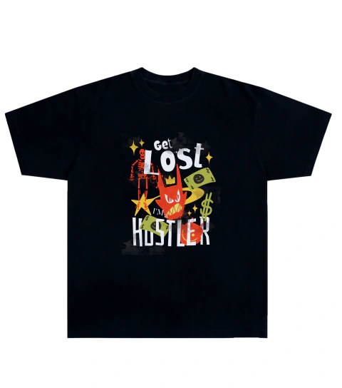 Camiseta Algodão - Get Lost Hustler