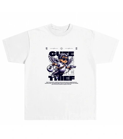 Camiseta Algodão - Cupid Cute Thief
