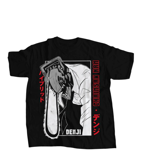 Camiseta Algodão - Chainsaw Men