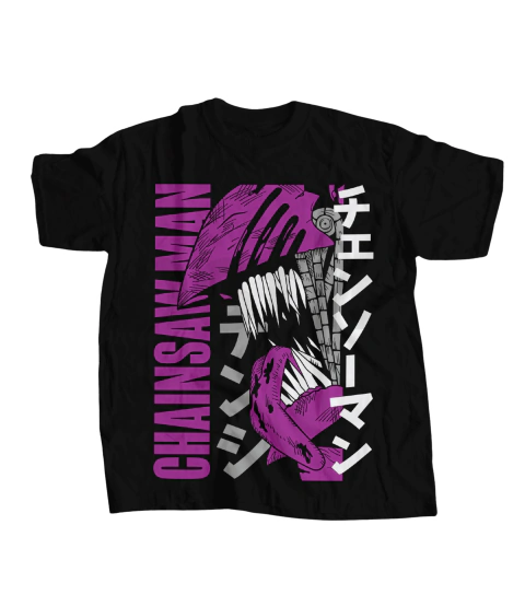 Camiseta Algodão - Chainsaw Men
